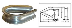 Heavy Duty Wire Rope Thimbles